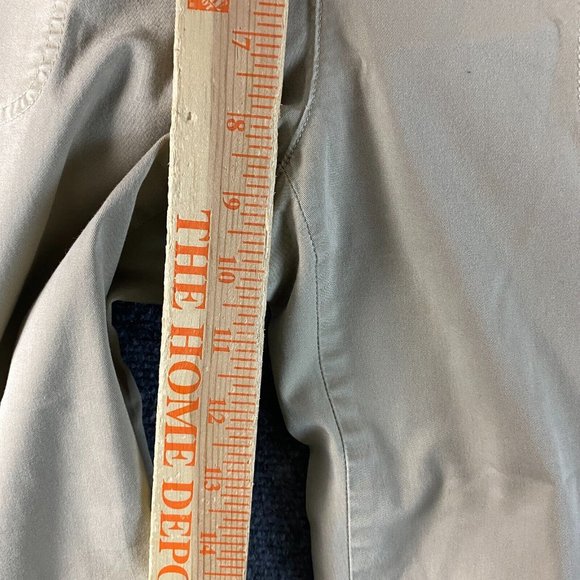 Caslon Capri Pants Size 4P Petite Women's Beige 30x19 Mid Rise Cotton - Picture 4 of 9